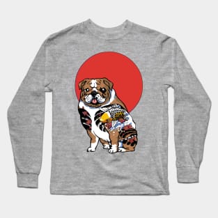 Yakuza English Bulldog Long Sleeve T-Shirt